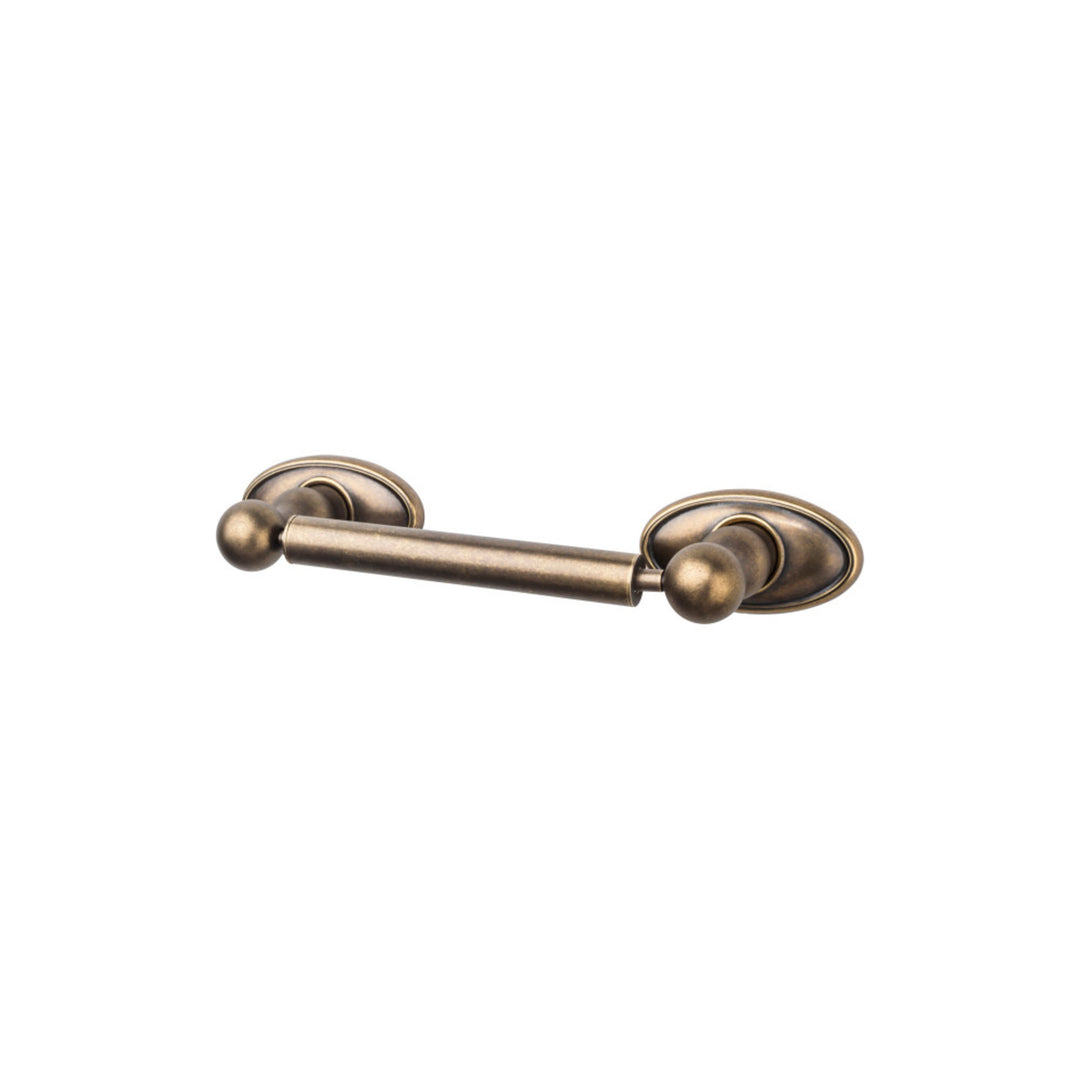 Top Knobs - Edwardian Bath Tissue Holder Oval Backplates German Bronze
