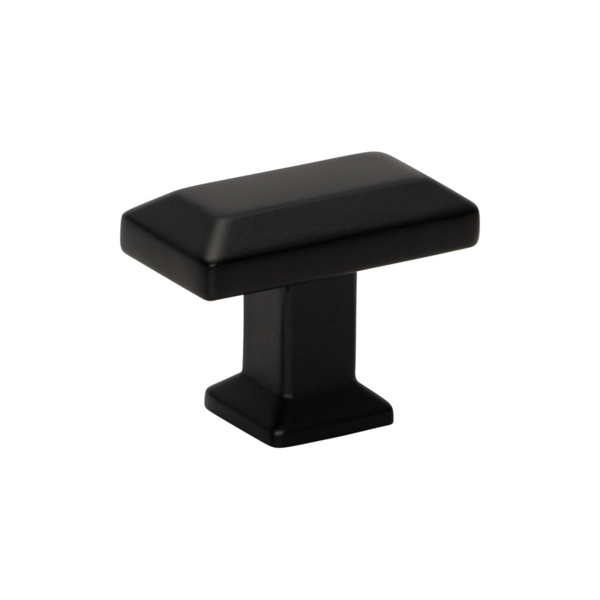 Atlas Sweetbriar Lane Rectangle Knob in Matte Black
