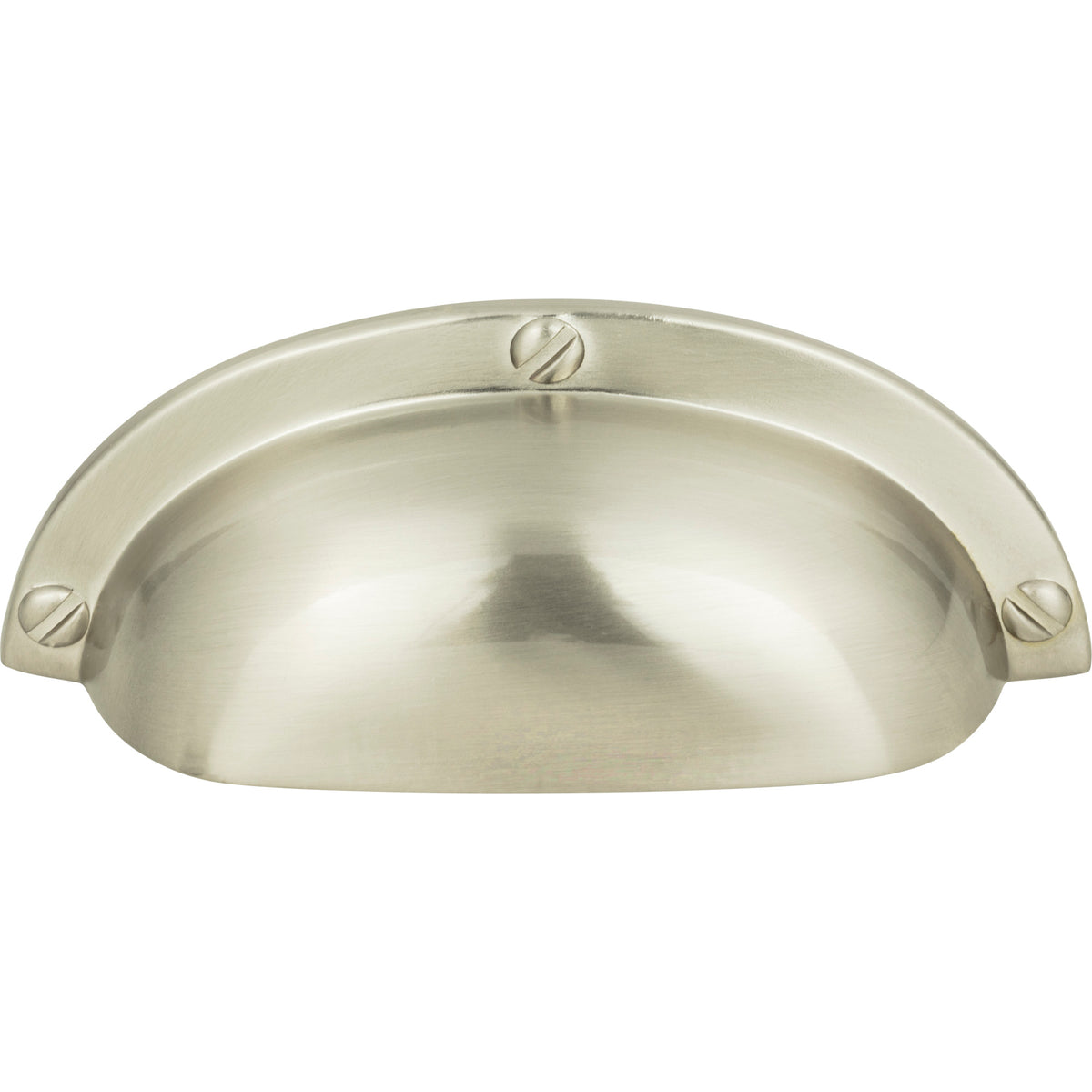 Atlas Successi Cup Bin Pull in Brushed Nickel