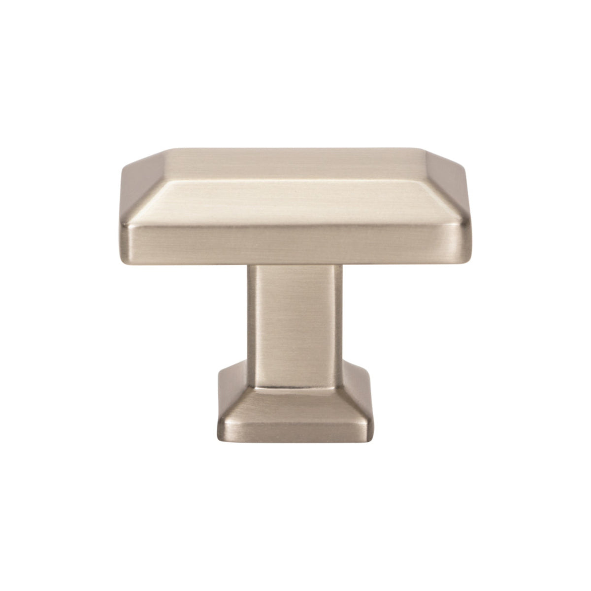 Atlas Sweetbriar Lane Rectangle Knob in Brushed Nickel