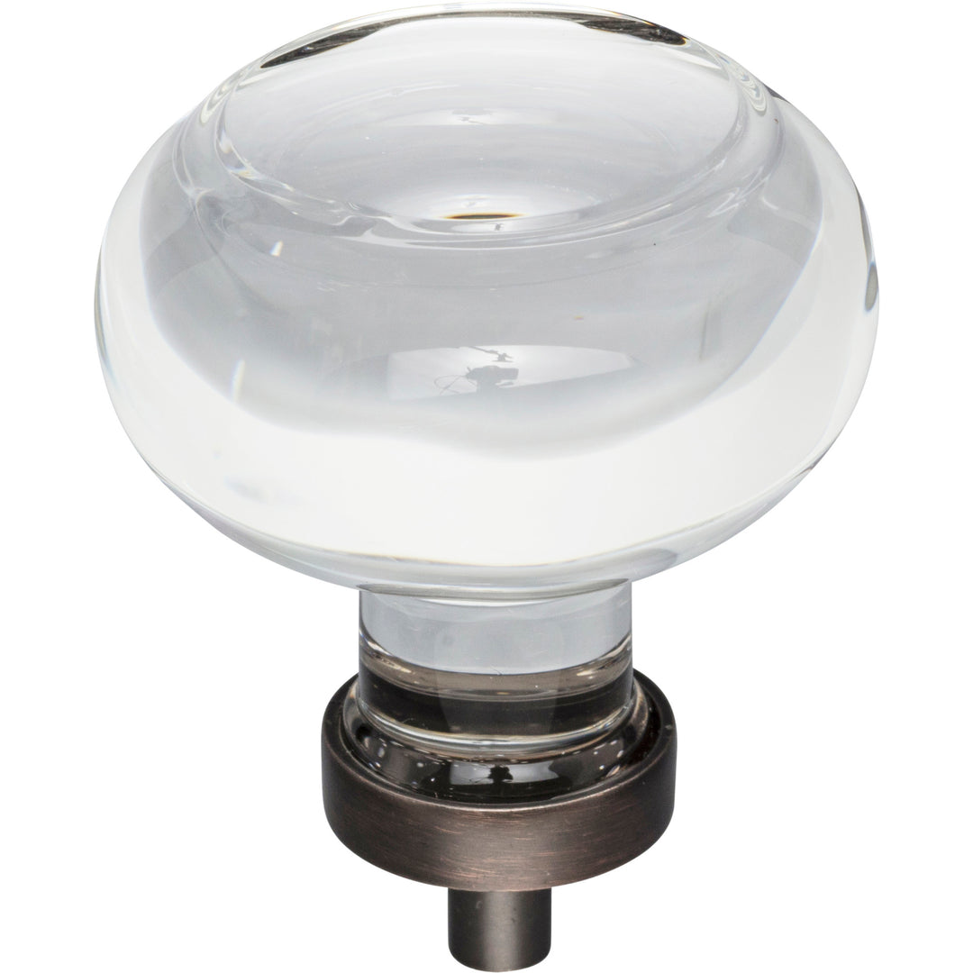 Harlow Button Glass Cabinet Knob