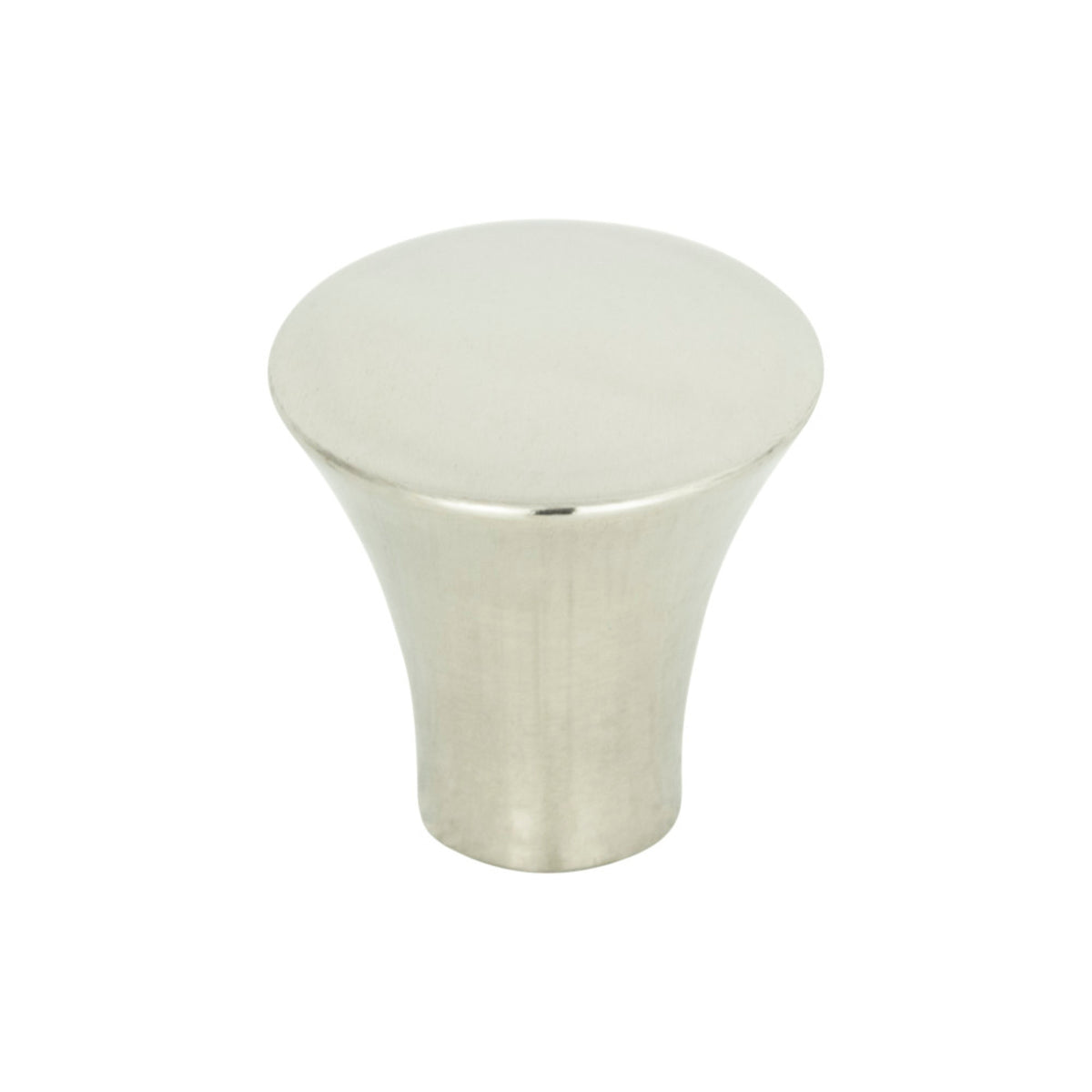 Atlas Fluted Round Knob in Polished Stainless Steel