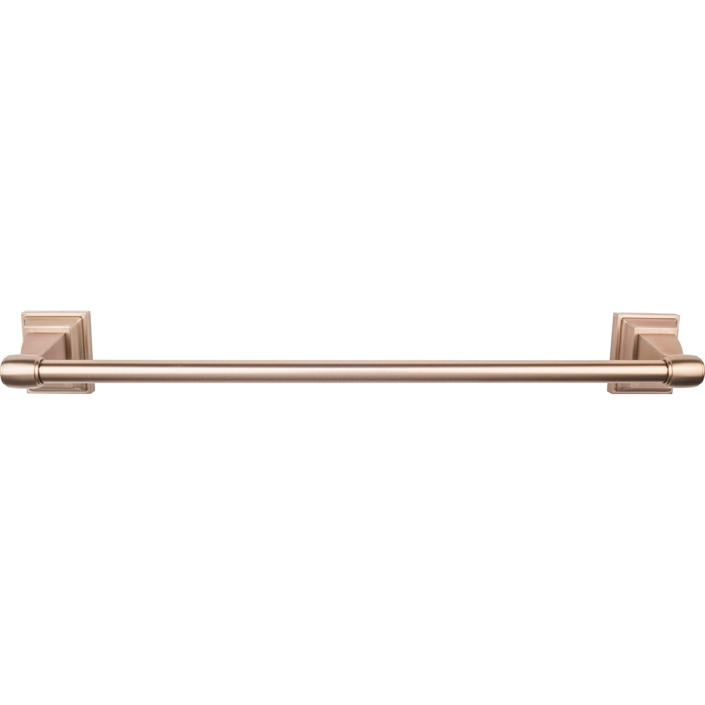 Top Knobs - Stratton Bath Towel Bar Singles 30" Brushed Bronze