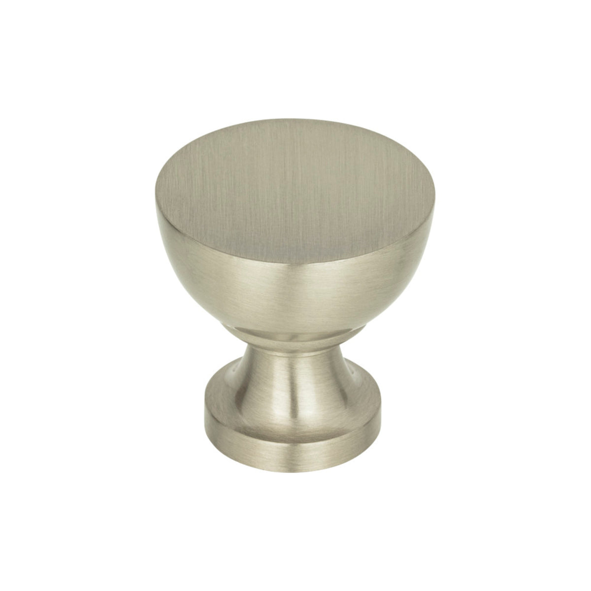 Atlas Shelley Round Knob in Brushed Nickel