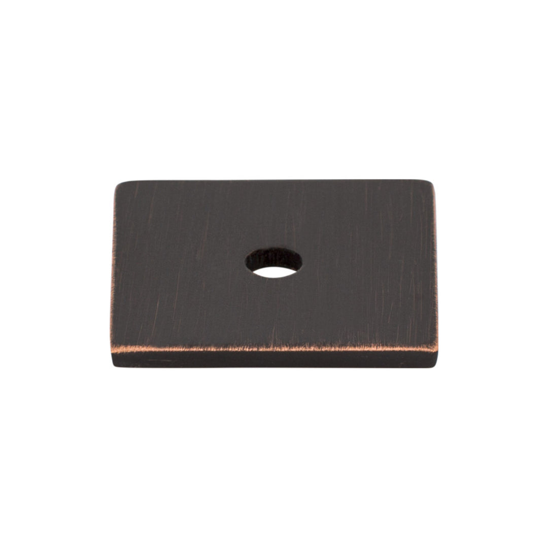 Top Knobs - Square Knob Backplates 1" Tuscan Bronze