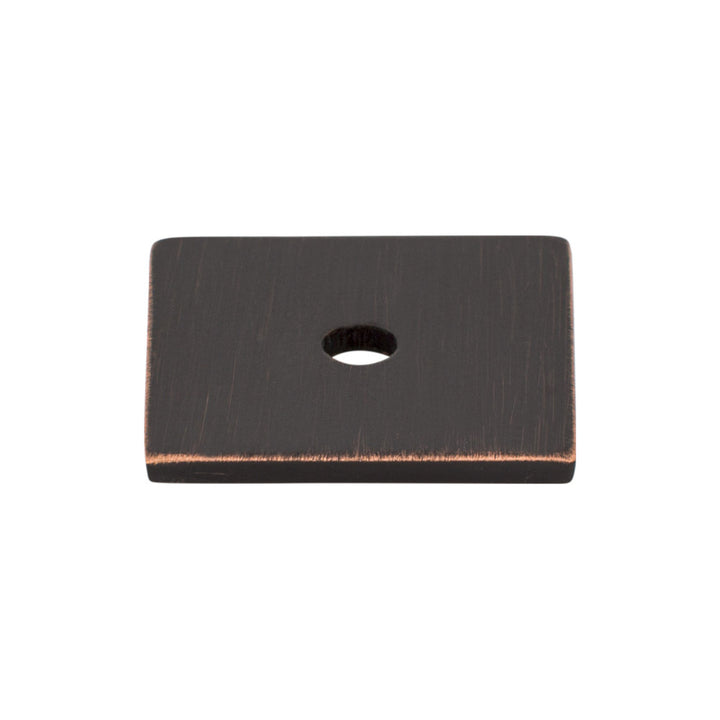 Top Knobs - Square Knob Backplates 1" Tuscan Bronze