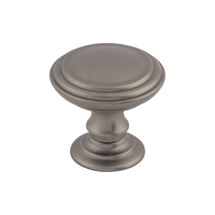 Top Knobs - Reeded Round Knobs 1 1/2" Ash Gray