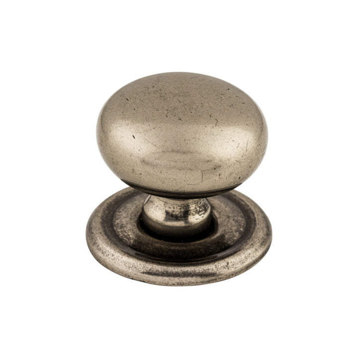 Top Knobs - Victoria Round Knobs Pewter Antique