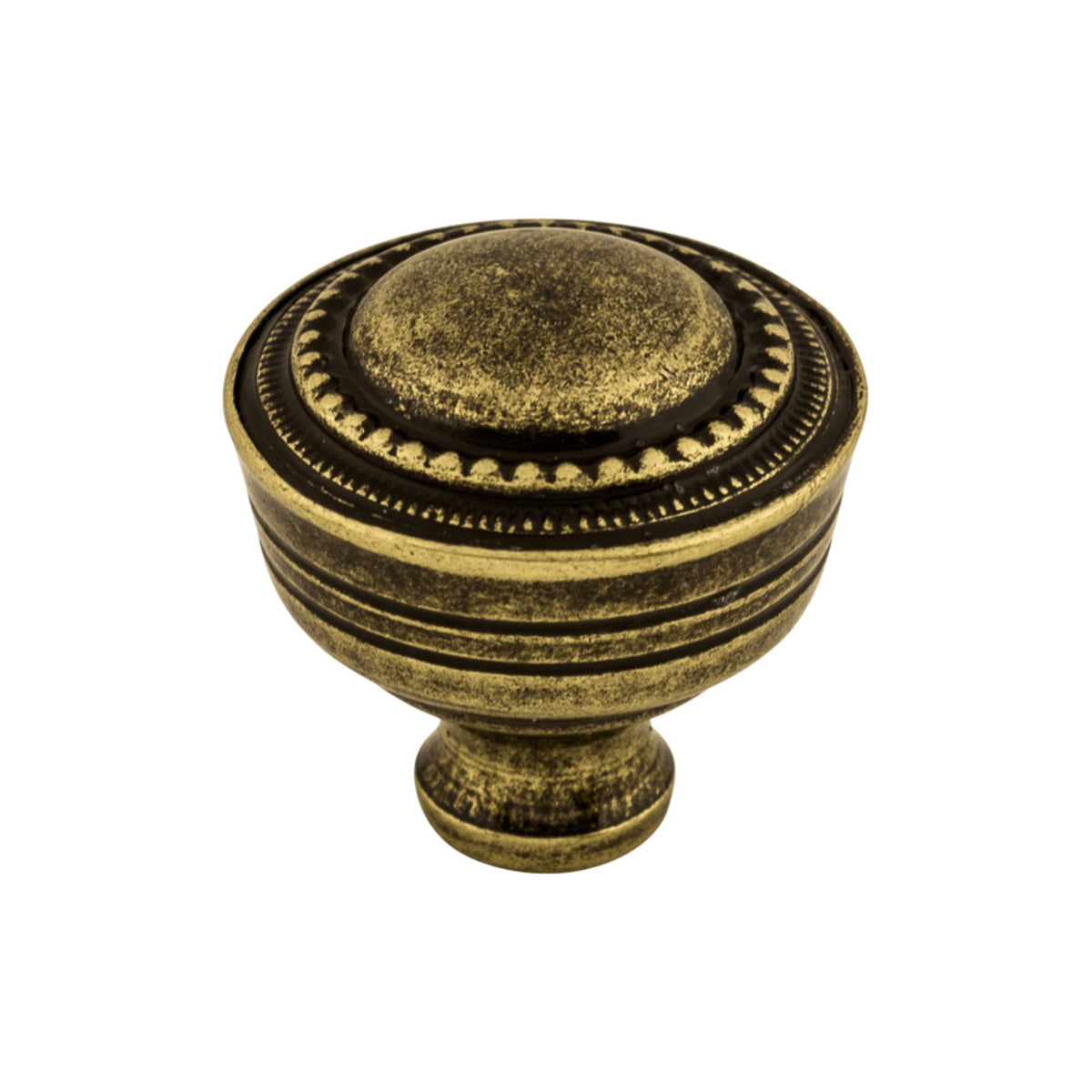 Top Knobs Contessa Round Knob in German Bronze