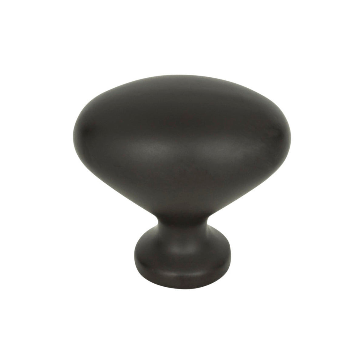 Atlas Robin Egg Oval Knob in Aged Bronze