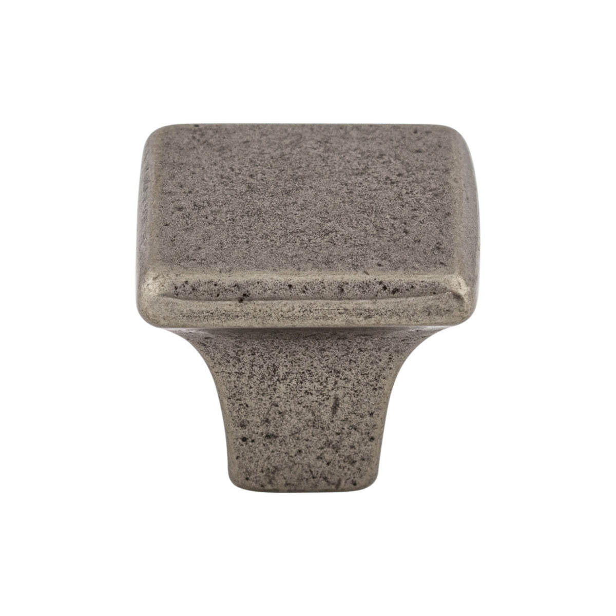 Top Knobs Britannia Square Knob in Cast Iron