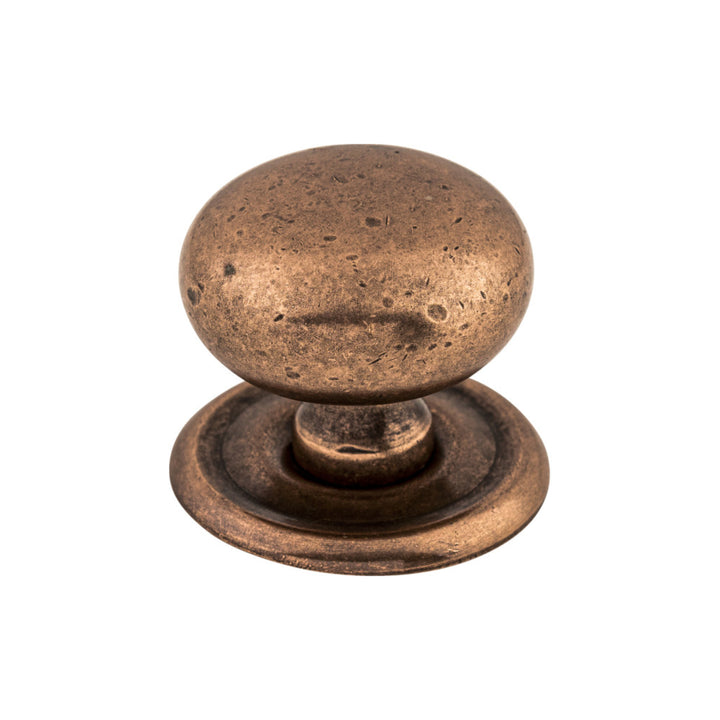 Top Knobs - Victoria Round Knobs Old English Copper