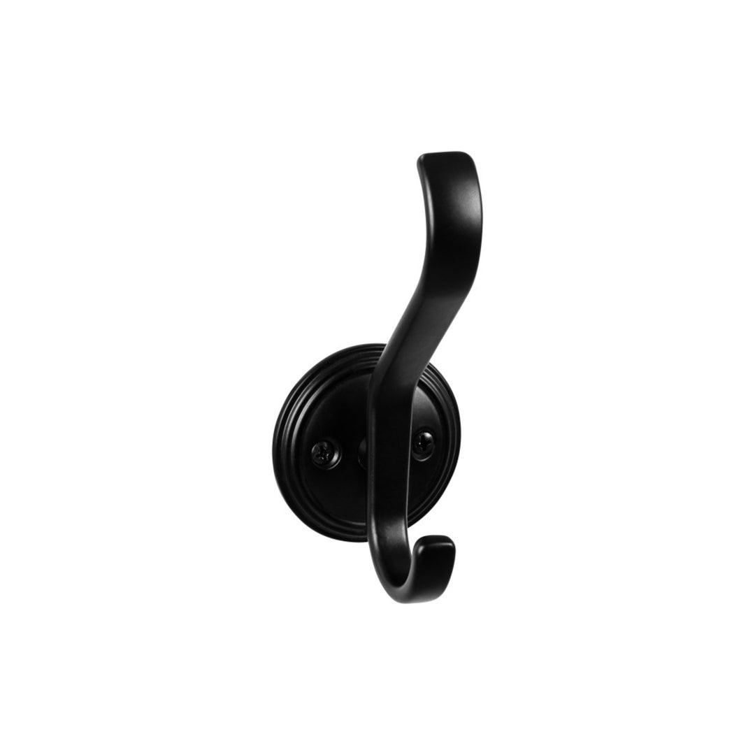 Top Knobs - Reeded Hooks (TK1062) Flat Black
