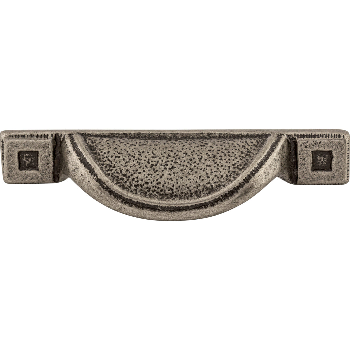 Top Knobs Britannia Cup/Bin Pull in Cast Iron
