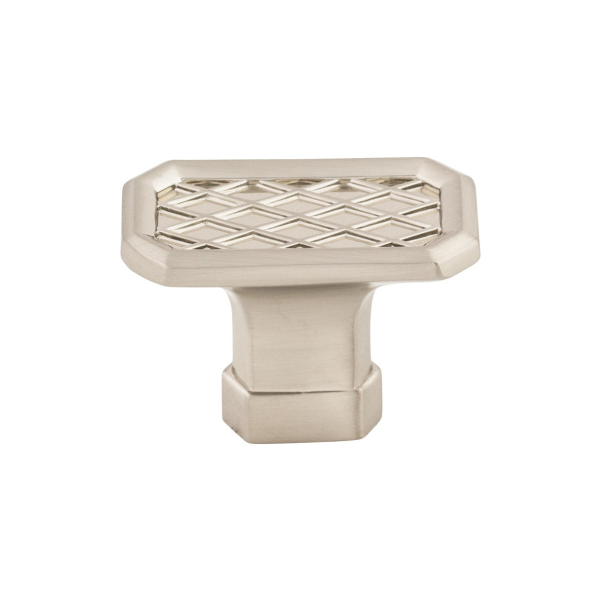Top Knobs Tower Bridge Geometric Cabinet Knob in Brushed Satin Nickel