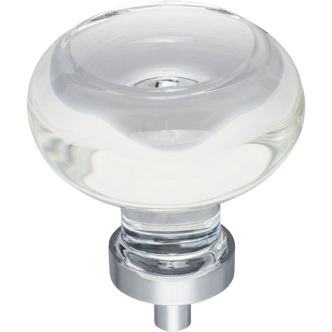 Harlow Button Glass Cabinet Knob