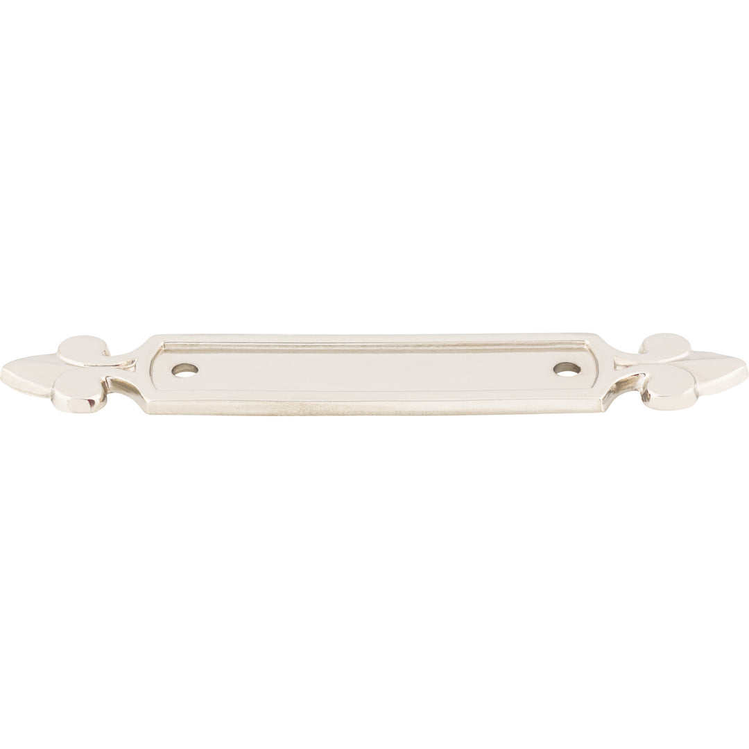 Top Knobs - Dover Backplate Pull Backplates Polished Nickel