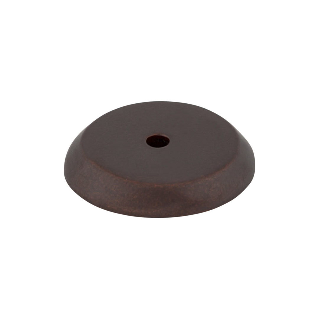 Top Knobs - Aspen Round Knob Backplates 1 1/4" Mahogany Bronze