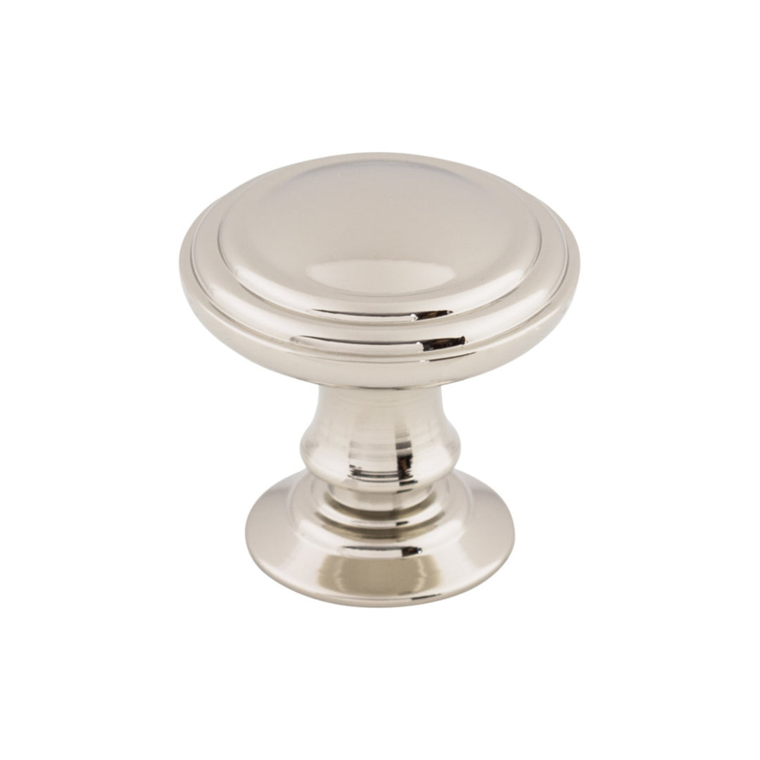 Top Knobs - Reeded Round Knobs 1 1/4" Polished Nickel