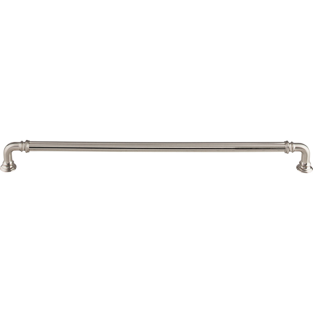 Top Knobs - Reeded Pulls 12" Brushed Satin Nickel