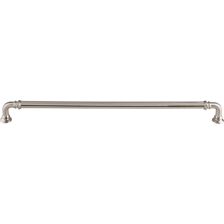 Top Knobs - Reeded Pulls 12" Brushed Satin Nickel
