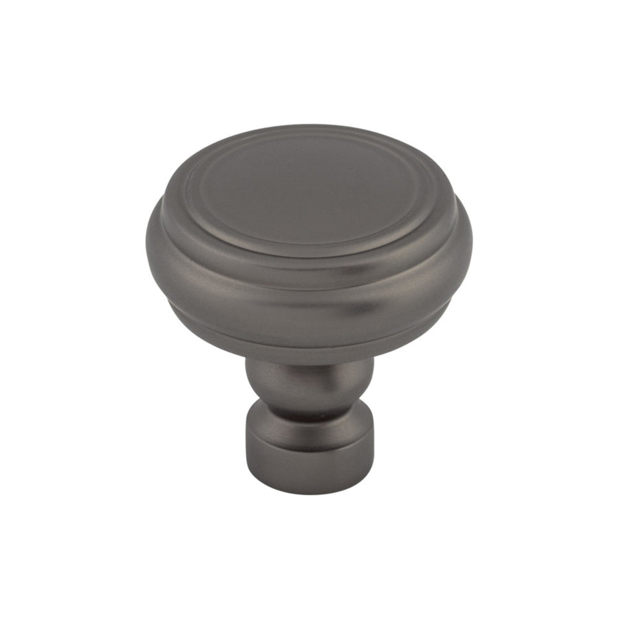Top Knobs - Brixton Rimmed Round Knobs Ash Gray
