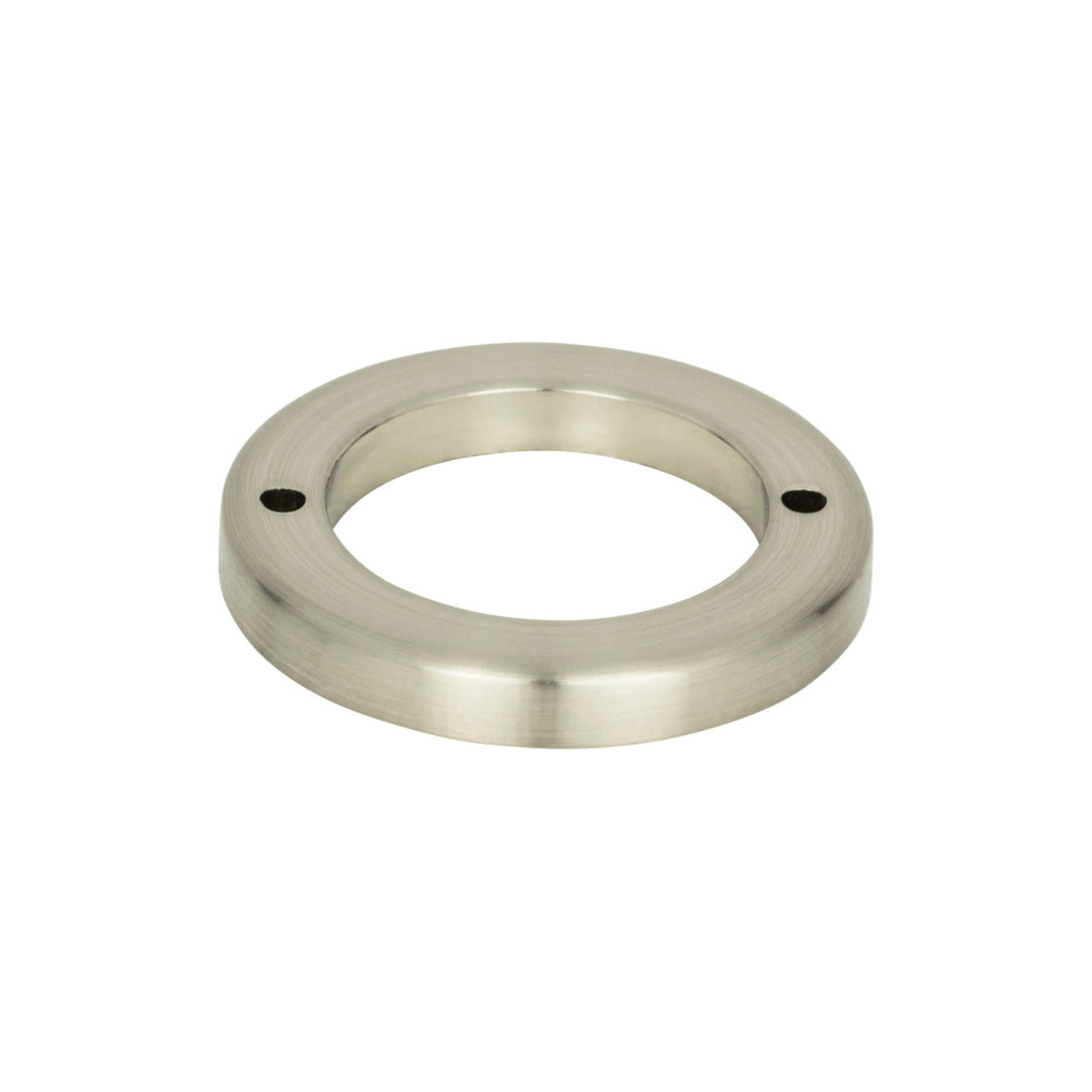 Atlas Tableau Round Pull Backplate in Brushed Nickel