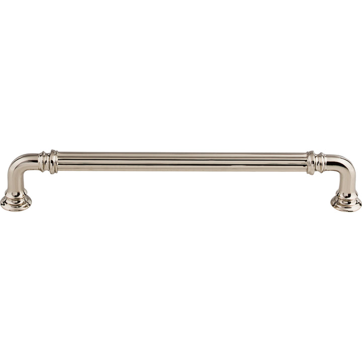 Top Knobs - Reeded Pulls 7" Polished Nickel