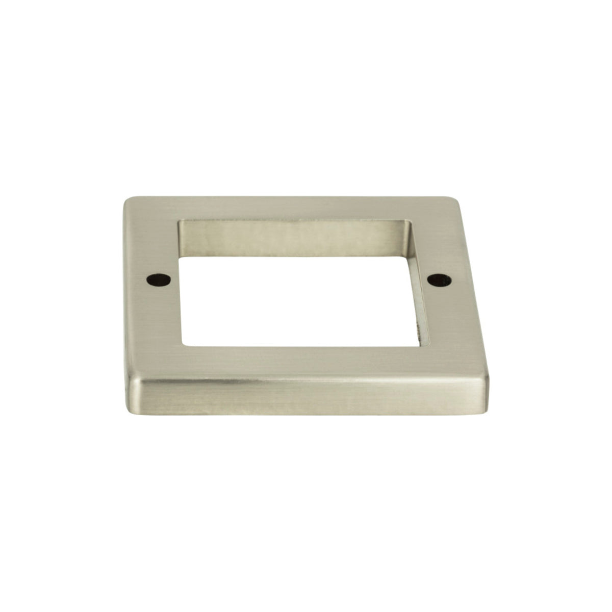 Atlas Tableau Square Pull Backplate in Brushed Nickel