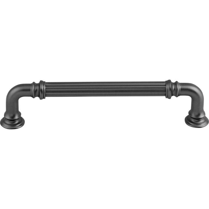 Top Knobs - Reeded Pulls 5" Ash Gray