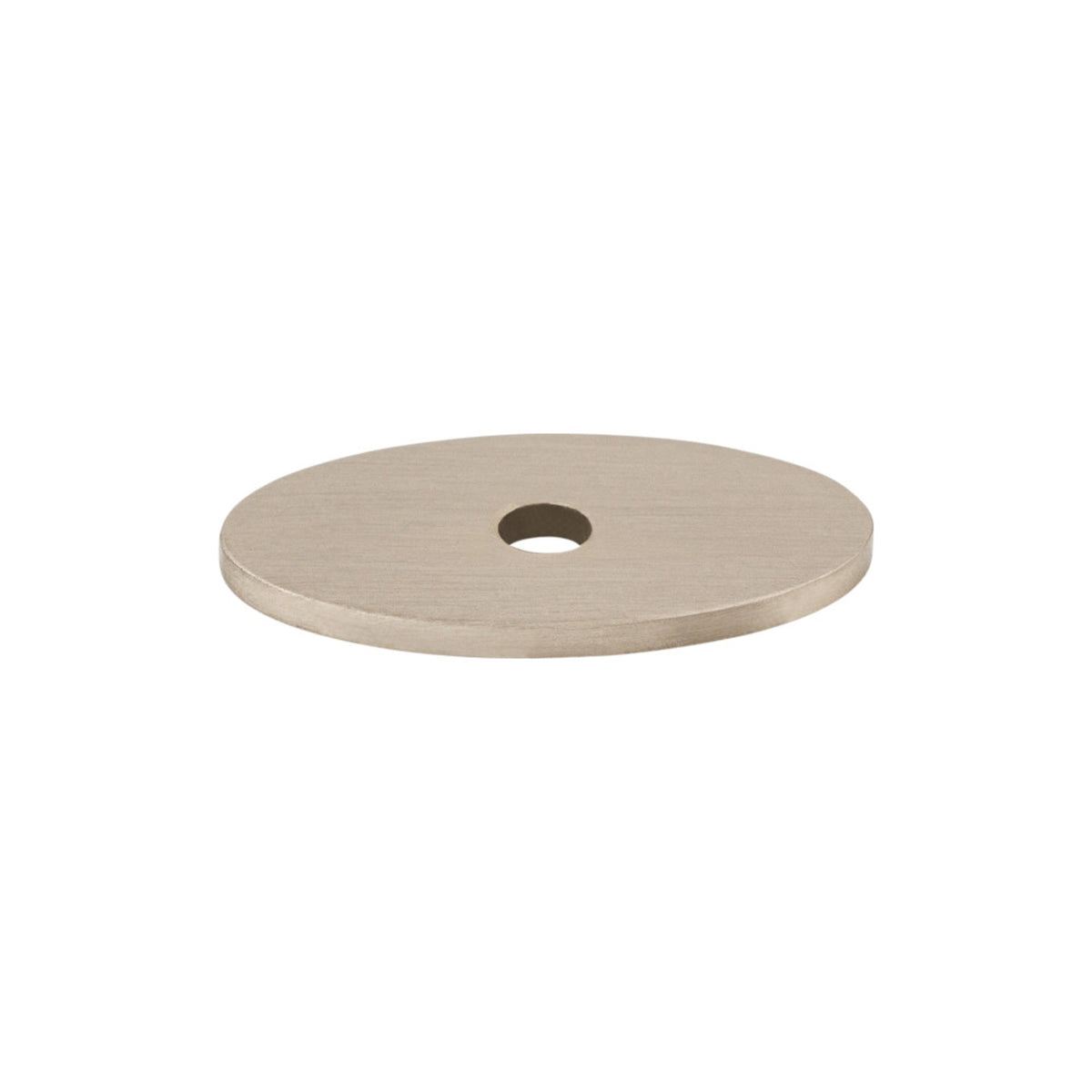 Top Knobs - Oval Knob Backplates 1 1/4" Brushed Satin Nickel