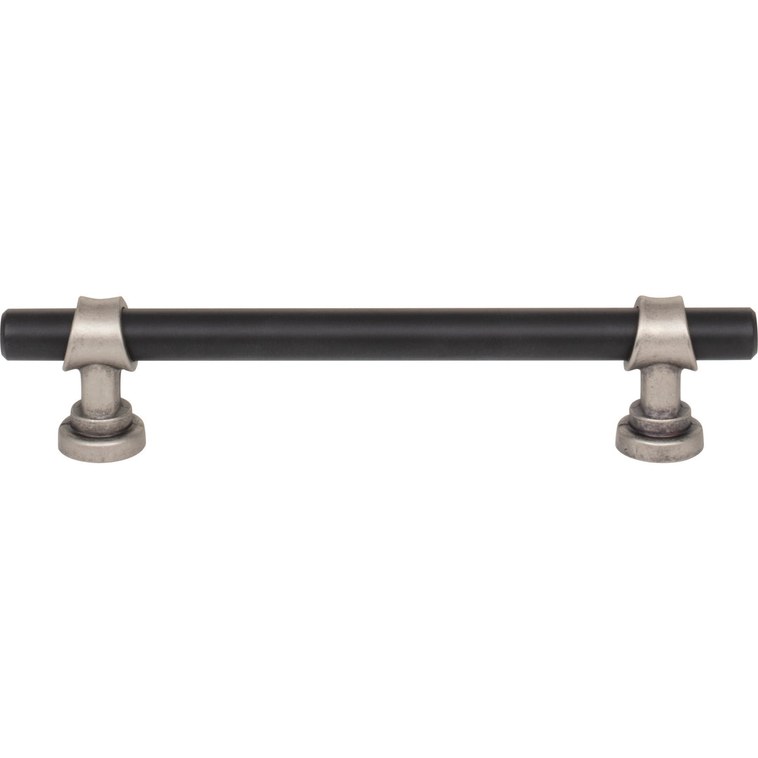 Top Knobs - Bit Bar Pulls (M1197) 5 1/16" Flat Black and Pewter Antique