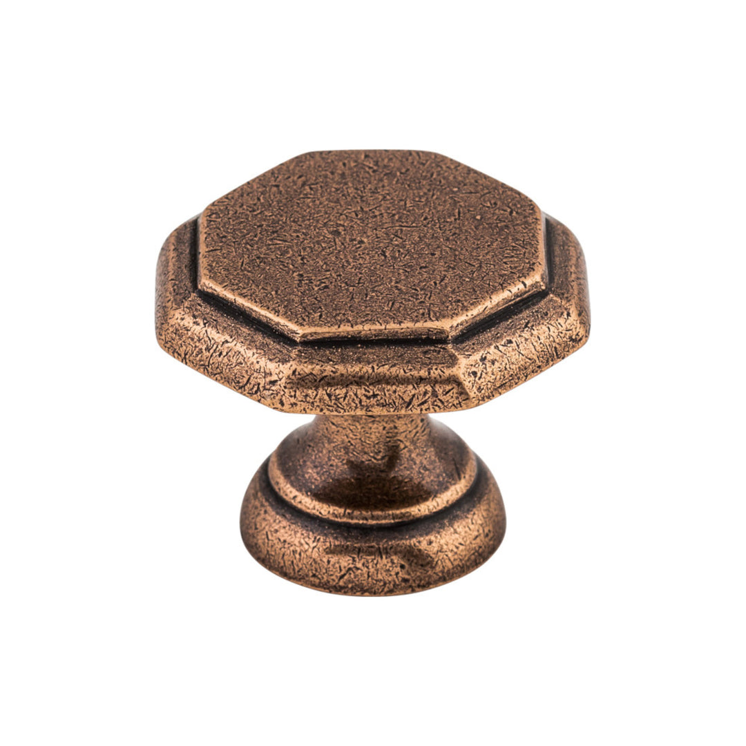 Top Knobs - Devon Round Knobs Old English Copper