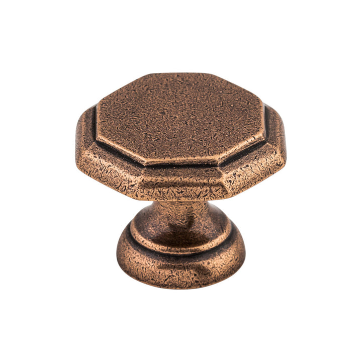Top Knobs - Devon Round Knobs Old English Copper