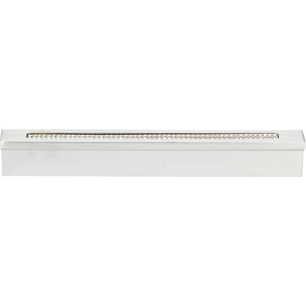 Atlas - Crystal Bar Inset Thin Pulls Matte Chrome