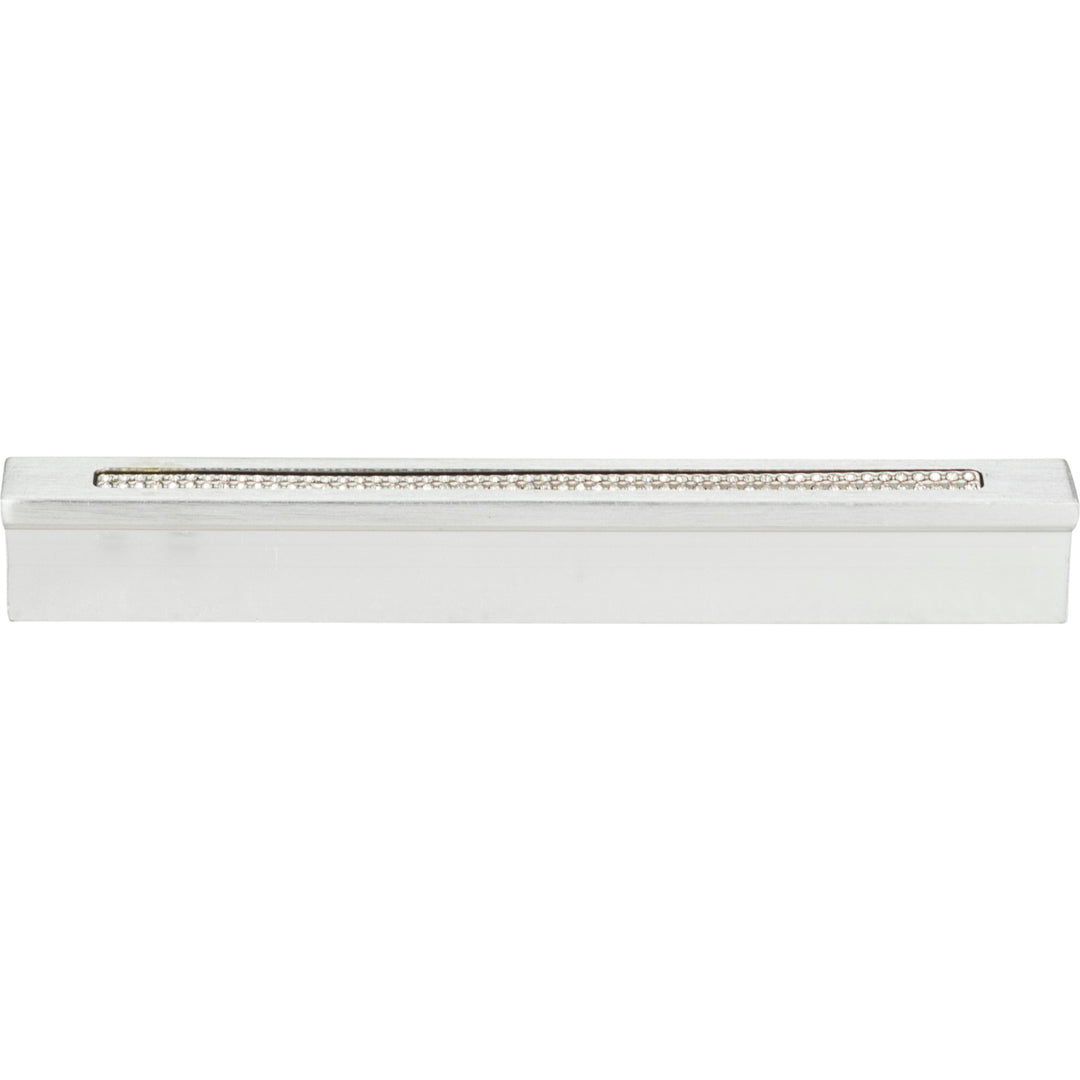 Atlas - Crystal Bar Inset Thin Pulls Matte Chrome