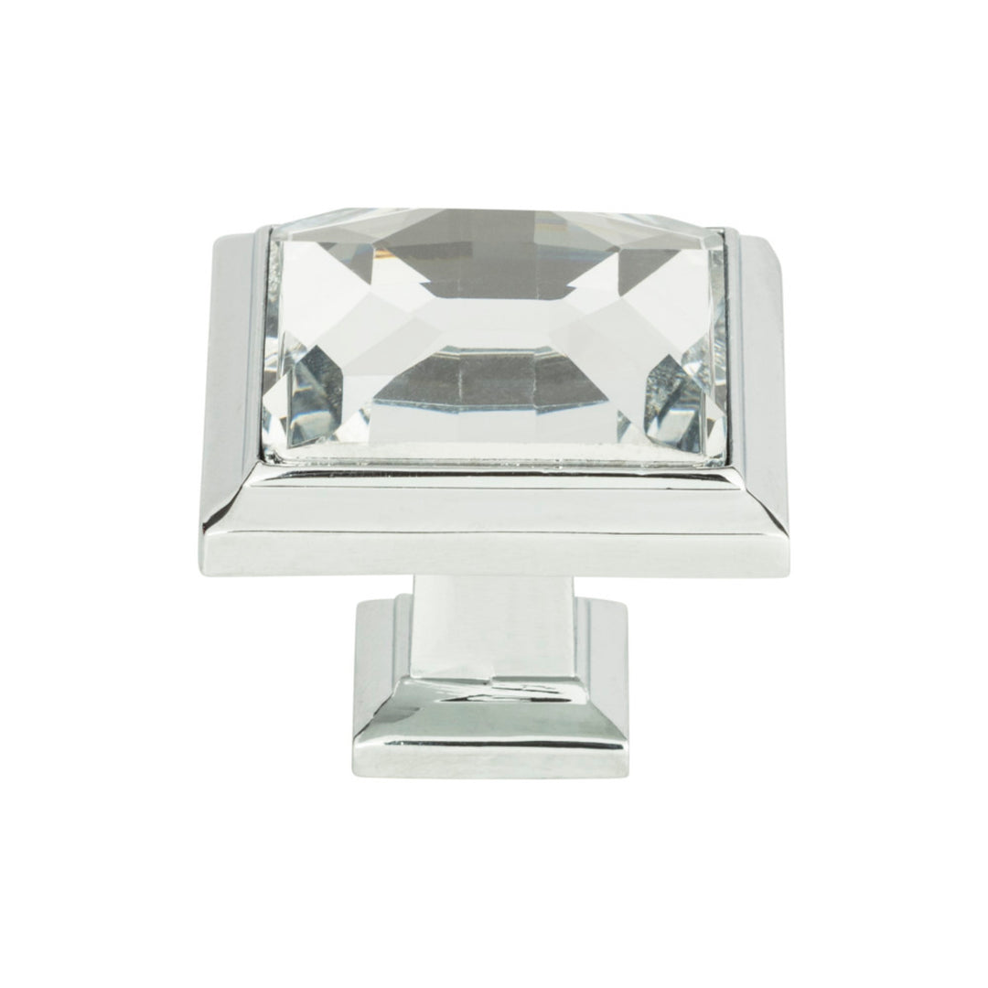 Crystal Square Knob