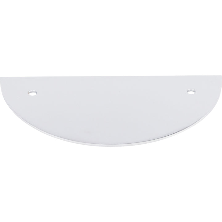 Top Knobs - Half Circle Pull Backplates Polished Chrome