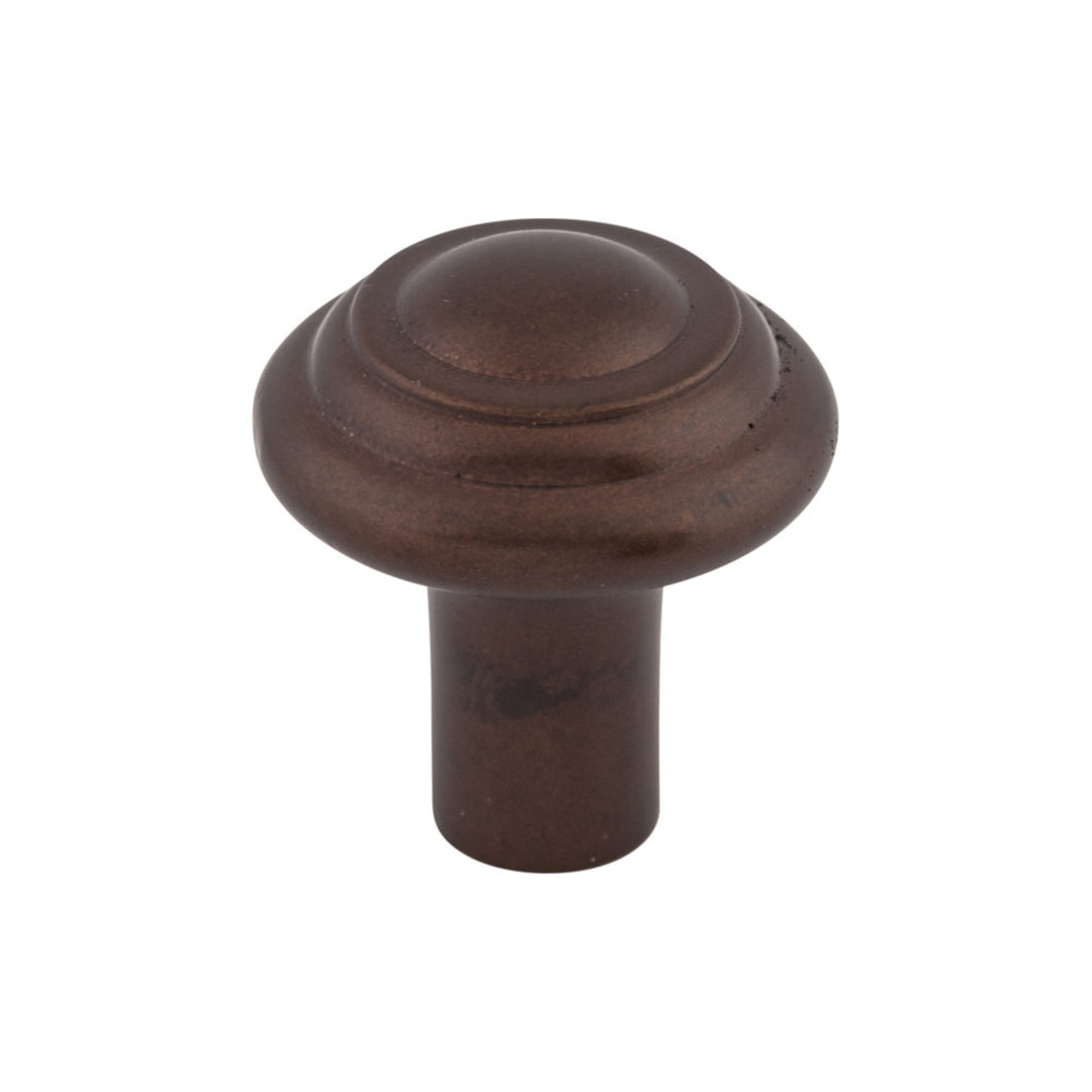 Top Knobs - Aspen Button Round Knobs 1 1/4" Mahogany Bronze