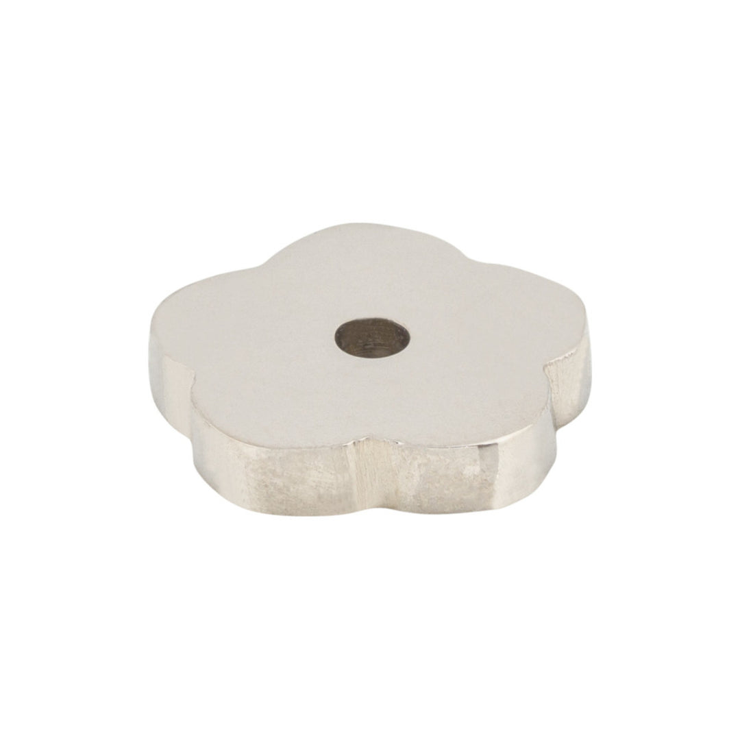 Top Knobs - Aspen II Flower Knob Backplates Polished Nickel