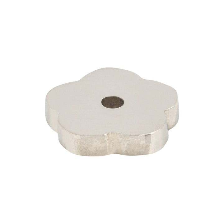 Top Knobs - Aspen II Flower Knob Backplates Polished Nickel