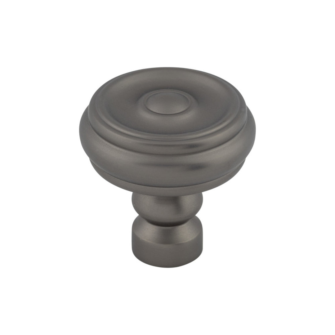 Top Knobs - Brixton Button Round Knobs Ash Gray