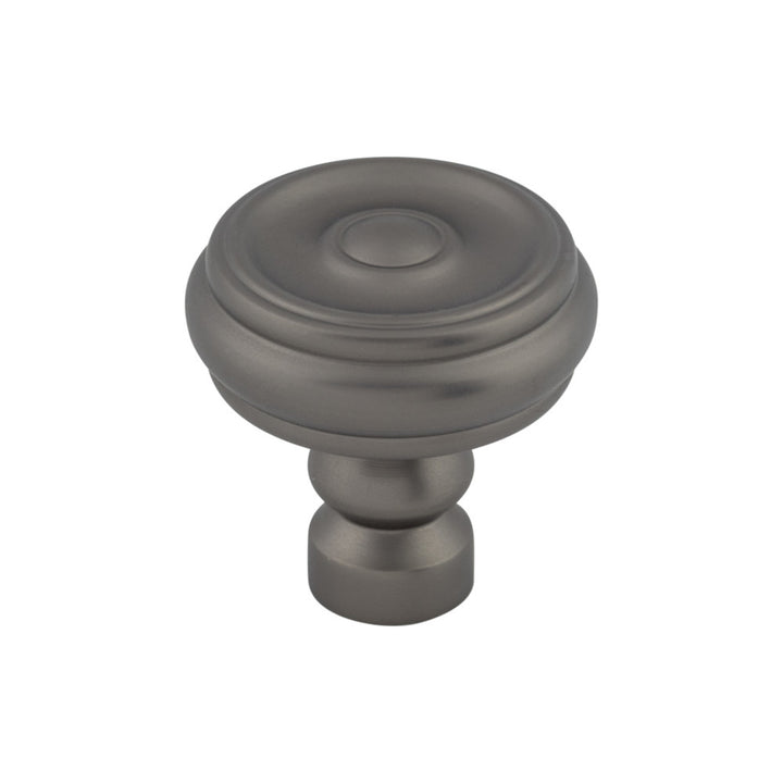 Top Knobs - Brixton Button Round Knobs Ash Gray