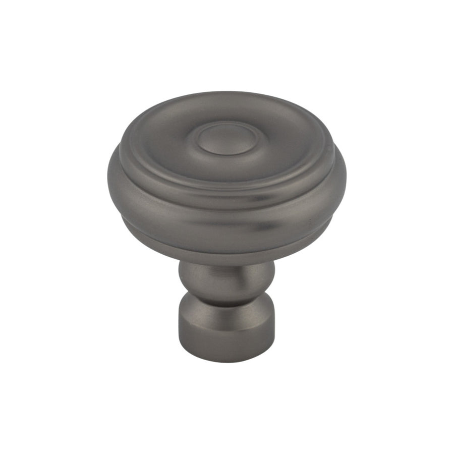 Top Knobs - Brixton Button Round Knobs Ash Gray