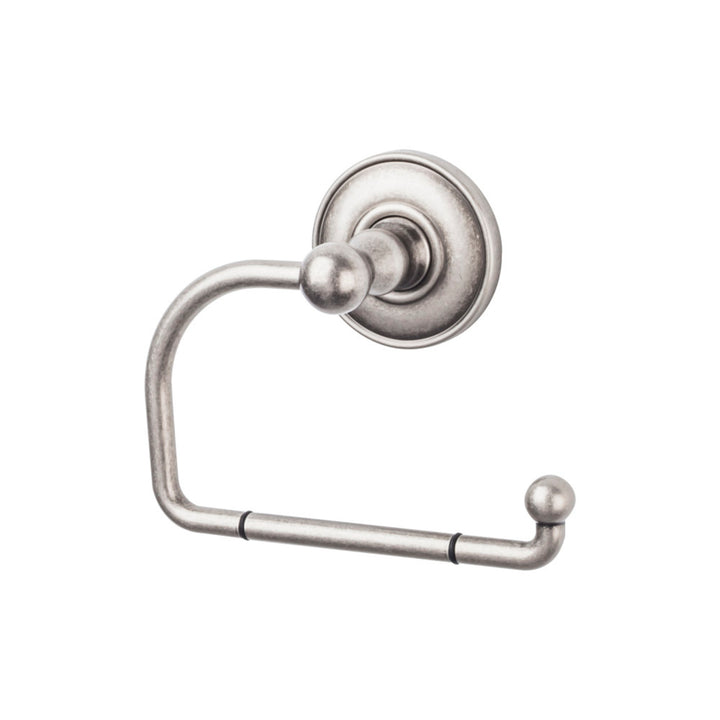 Top Knobs - Edwardian Bath Tissue Hook Plain Backplates Antique Pewter