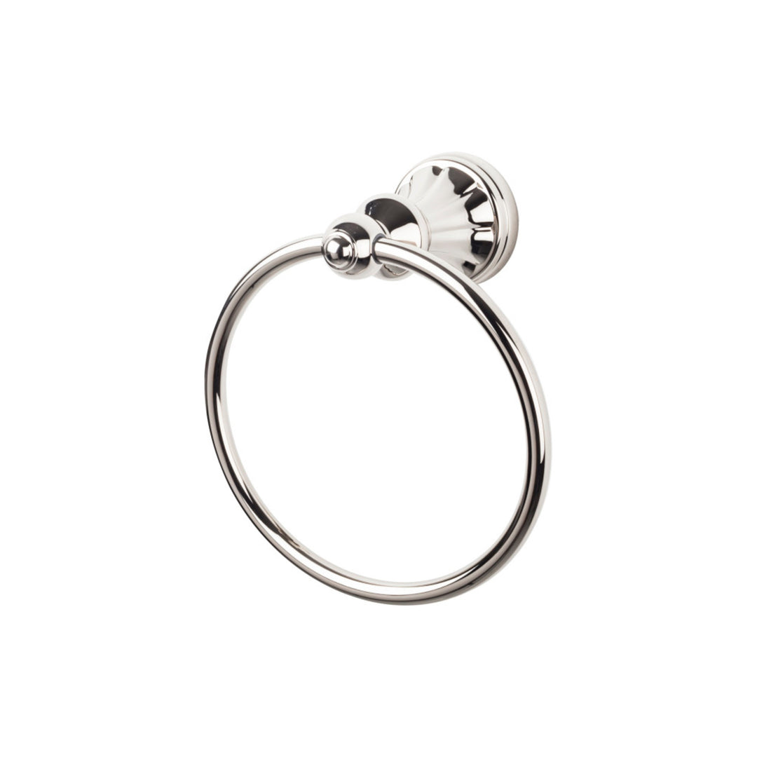 Top Knobs - Hudson Bath Rings Polished Nickel