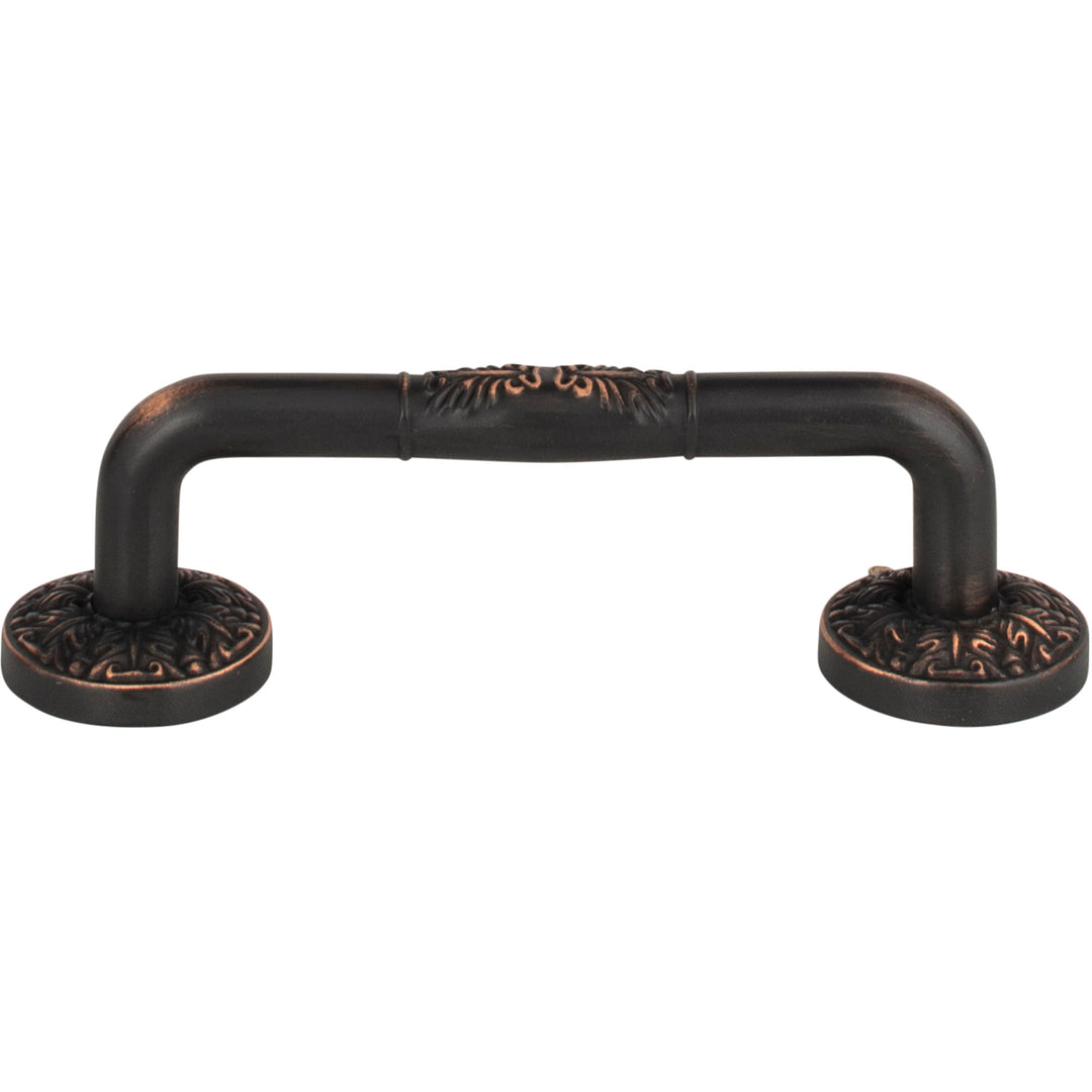 Hammered Medallion Bar Pull