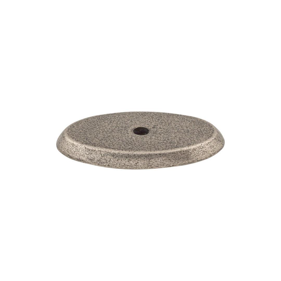 Top Knobs - Aspen Oval Knob Backplates 1 3/4" Silicon Bronze Light