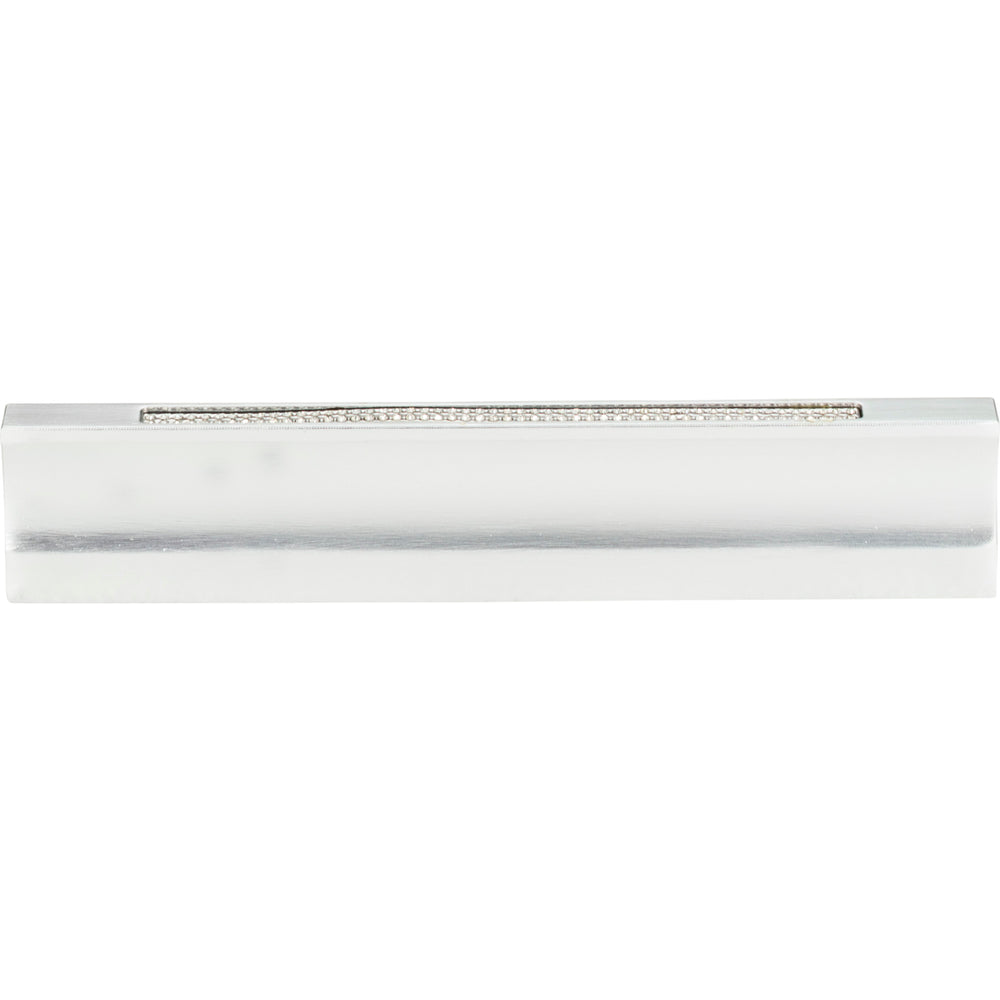 Atlas - Crystal Inset Thin Pulls 5 1/16" Matte Chrome
