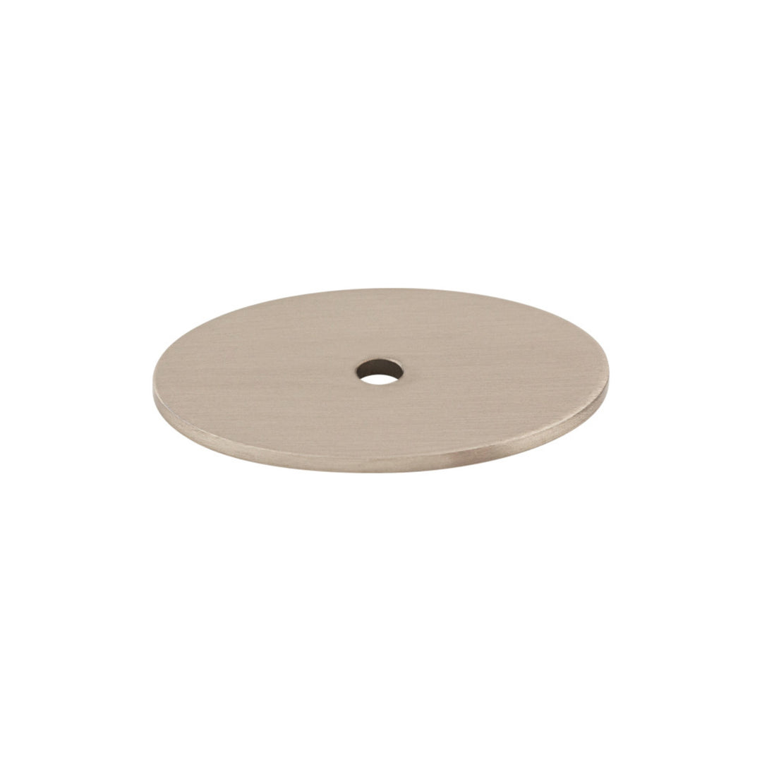 Top Knobs - Oval Knob Backplates 1 3/4" Brushed Satin Nickel
